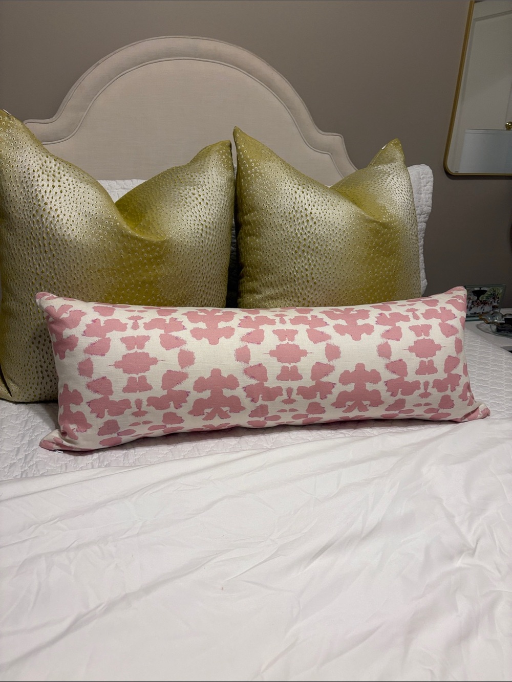 Laura park bolster pillow COVER ONLY